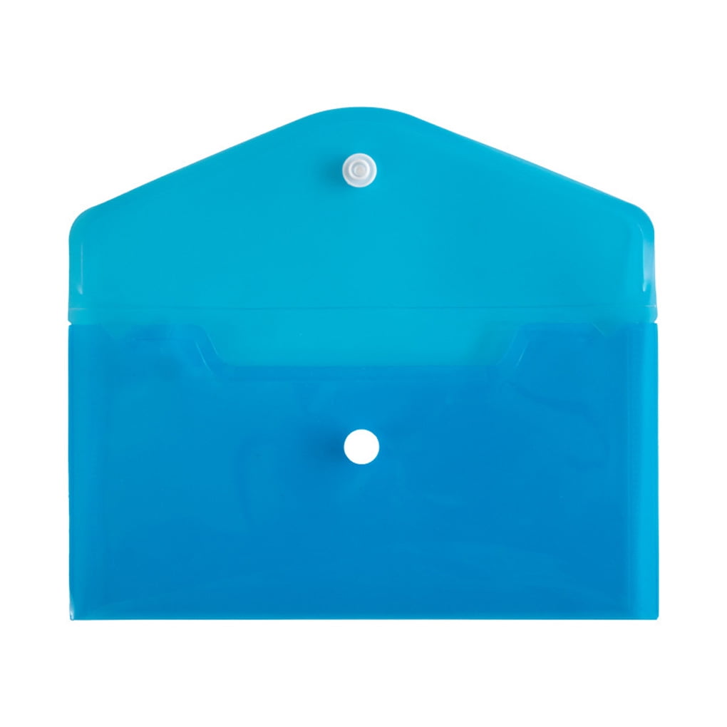 Stationery Storage PP Bag Cards Files Paper Pencil Eraser Storage Organizer Case Pouch, Blue