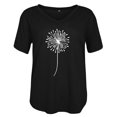 thumbnail image 4 of Women Fashion Printing Shirts Short Sleeve Loose Tee Tops, 4 of 4