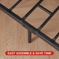 thumbnail image 2 of WhizMax Queen Size Bed Frame with Wooden Headboard, Queen Platform Industrial BedFrame No Box Spring Needed, Easy to Assemble 14 inch Queen Mattress Foundation - Queen, 2 of 7
