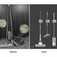 thumbnail image 4 of Towel Rack Stainless Steel Mop Holder Wall Mounted Self Adhesive Broom Holder With Hooks Compatible, 4 of 5