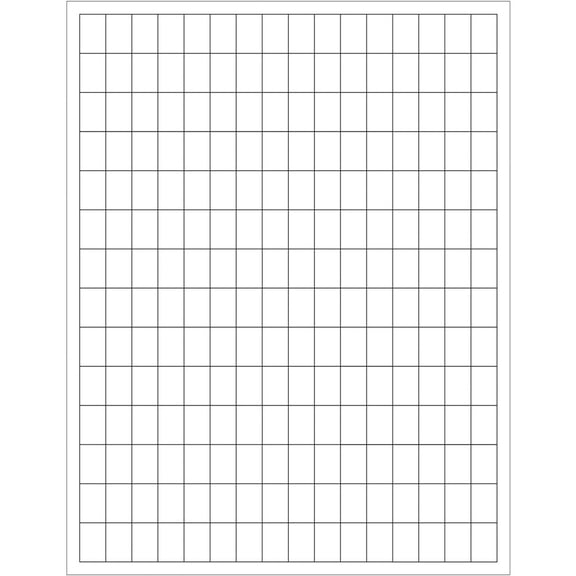 Tape Logic White Rectangular Laser Labels 1/2" x 3/4" White 22400/Case LL101