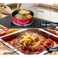 thumbnail image 5 of Solid Stainless Steel Spider Strainer Skimmer Ladle for Cooking and Frying, Kitchen Utensils Wire Strainer Pasta Spoon, 5 of 7