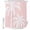 Pink, variant on Black Palm Tree Shower Curtains for Bathroom, Coastal Tropical Summer Coconut Plants Waterproof Fabric Shower Curtain, Decorative Bathroom Curtain for Bathtub, 72"x72", No Hooks Included