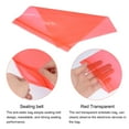 thumbnail image 4 of Unique Bargains 6x8inch (15x20cm) Rouge Transparent Anti Sacs Statiques Sac de Blindage Refermable pour le Disque Dur HDD SSD 100 Pack, 4 of 5
