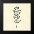 thumbnail image 2 of Villa, Milli 15x15 Black Modern Framed Museum Art Print Titled - Paper Simple flower 2, 2 of 5