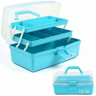 craft tackle box walmart 10Inch Organizer and Storage,Three-Layer Sewing Box With 2 Trays A new fast dial latch for secure closure and an integrated storage space for stowing Tuff Tainer utility boxes nearly doubles the tackle volume capacity of traditional tray boxes despite sharing nearly identical industry standard exterior dimensions. Clear Gray Empty First Aid