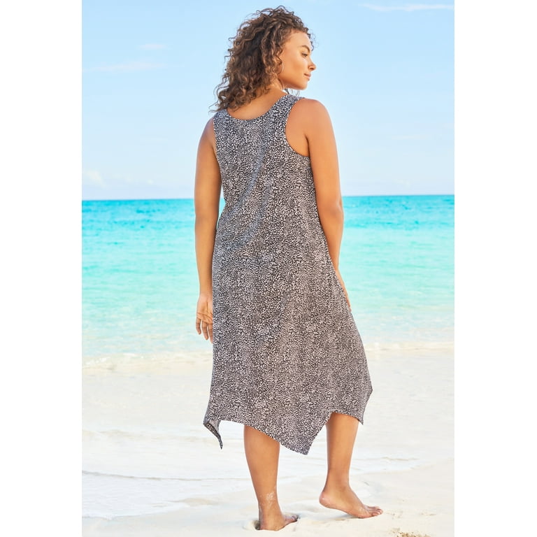 Swimsuits For All Women's Plus Size Dena Beach Pant Cover Up, 6/8