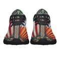 thumbnail image 5 of Irish Celtic Knot Cross Irish and American flag Shoes Sneakers Black Size 12, 5 of 7