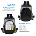 thumbnail image 6 of FORMRS Women's Travel Backpack Purse Anti-Theft Hidden Pockets Casual Shoulder Bag, Green Window, 6 of 7
