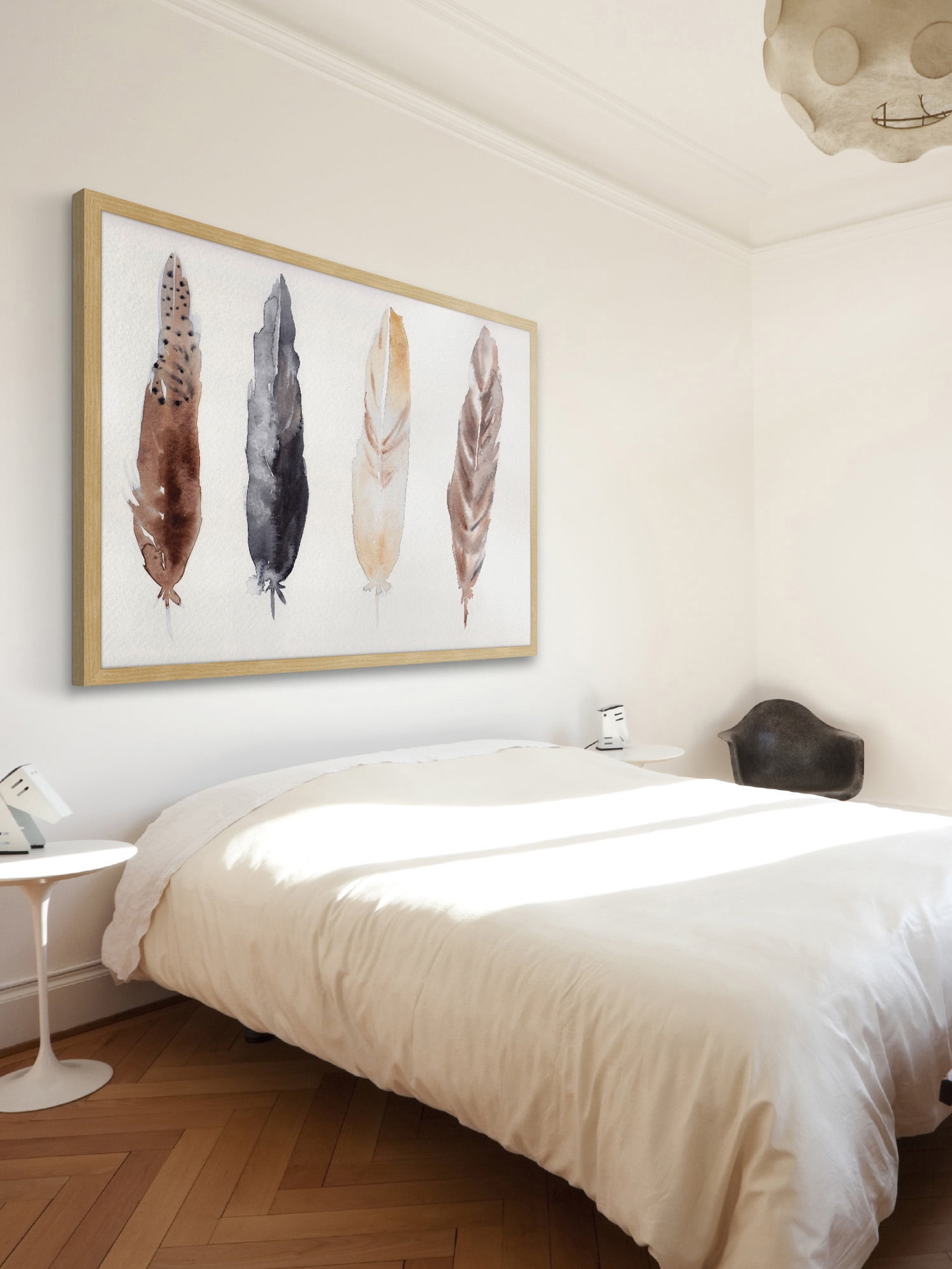 "Feathers" Framed Painting Print