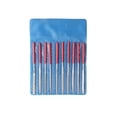 thumbnail image 1 of Eigraketly Juego de limas de de 10/5 uds, artesanías de cerámica resistentes al desgaste recubiertas, escofina DIY, pulido de joyas, limas cuadradas Kits y herramientas para tallar 2*100mm/10 piezas Eigraketly TO010131-02, 1 of 6