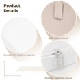 thumbnail image 4 of 8PCS Mini Jewelry Boxes, Faux Leather Small Travel Jewelry Organizers, Portable Rings, Earrings, Necklaces Display Storage Cases for Girls Women, 4 of 7