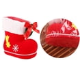 thumbnail image 4 of Wosthever Regalo de Navidad de 4 tamaños, soporte para regalo de dulces, decoración de fiesta en casa, botas de caramelo de Papá Noel para niños, Mini Kits de decoración para fiestas L Wosthever JR1132-04, 4 of 6