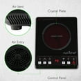 thumbnail image 2 of NutriChef PKST14 - Ceramic Cooktop, Electric Countertop Glass Burner Cooker, 2 of 7