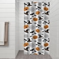 thumbnail image 2 of Halloween Witch Hats Pumpkins and Spider Webs Shower Curtain 36"x72" ,Bathroom Decorative Shower Curtains Set with 12 Hooks,Modern Waterproof Washable Shower Curtain, 2 of 6