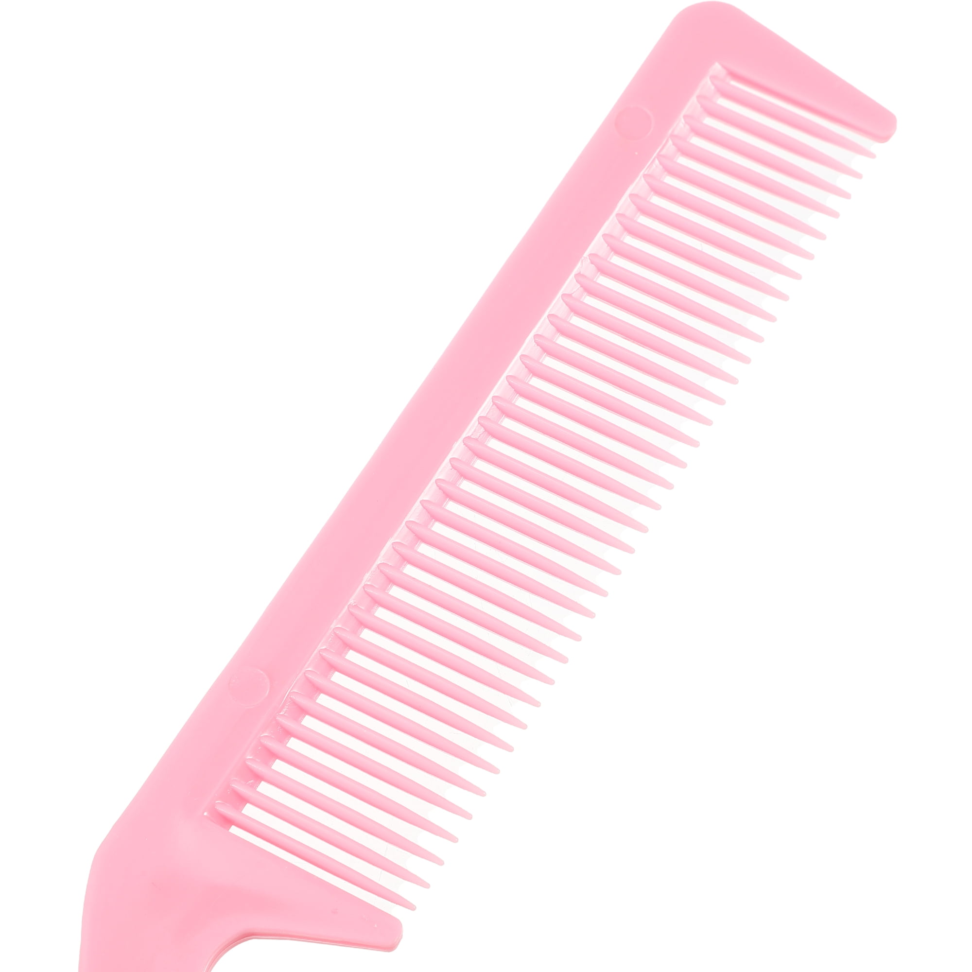 Unique Bargains 6 Pcs Split Ends Dual Edge Razor Comb Hair Trimmer Hair Thinning Comb Pink