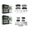 thumbnail image 1 of TEC Front Rear Ceramic Brake Pads Kit for Car 2010-2013 Suzuki Kizashi KTC-100166, 1 of 10