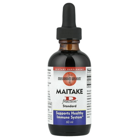 Mushroom Wisdom Maitake D-Fraction Immune System Support, 2 Ounce []