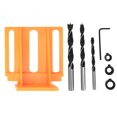 thumbnail image 4 of Guide de Perçage Distance Ajustée Foret Localisateur 6mm Forets Poinçonnage pour Épinglage Mécanique Chevilles Rondes Forets Orange, 4 of 8