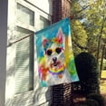 thumbnail image 6 of Westie Hippie Dawg House Flag 28 in x 40 in, 6 of 7