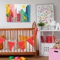 thumbnail image 2 of Stupell Industries Kid's Safari Animal City Scene Elephant Giraffe Owl Canvas Wall Art Design by Jennifer McCully, 30" x 40", 2 of 6