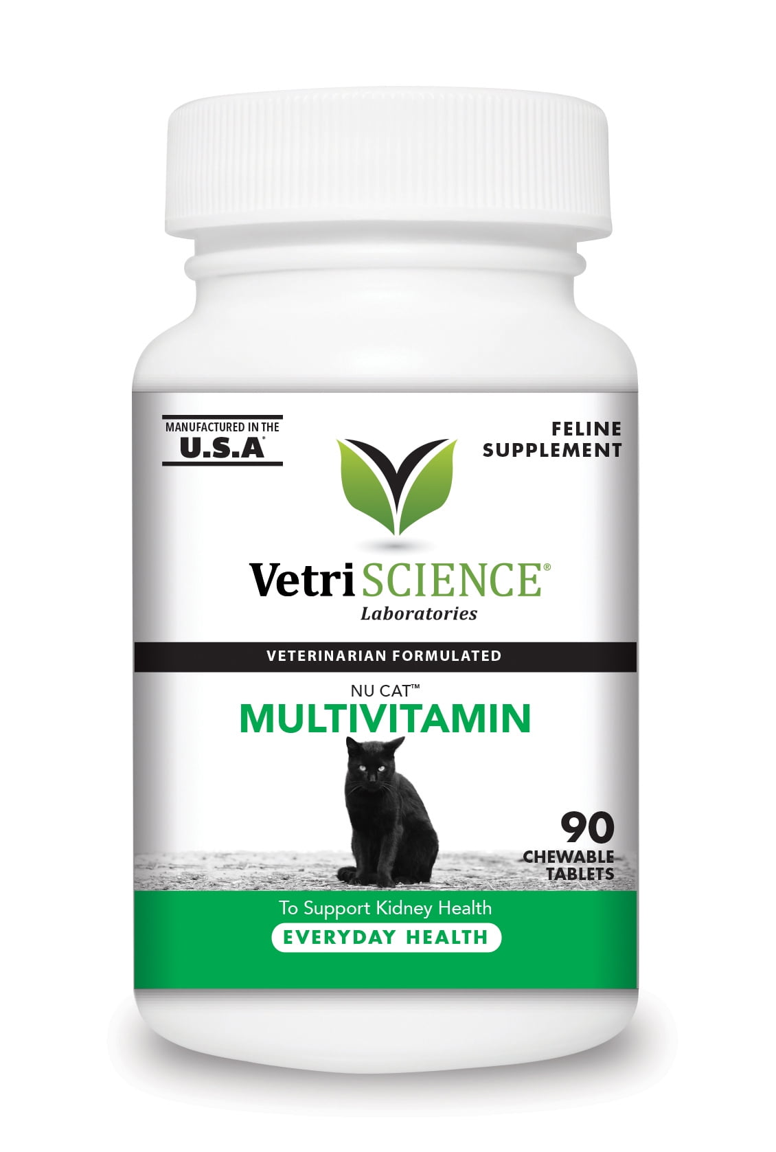 VetriScience Nu Cat Multivitamin, Daily Nutritional Support for Cats