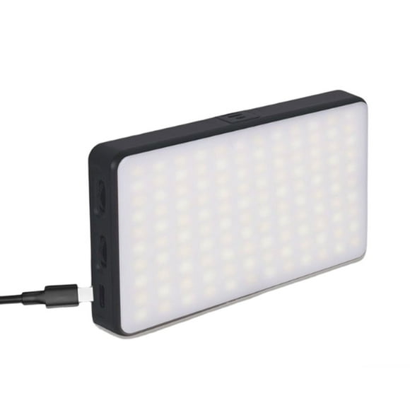 Matsuzay Luz de vídeo RGB de 2500K-9000K, lámpara de cámara ajustable, transmisión en vivo recargable, herramienta de iluminación potente para Accesorios de cámara y óptica