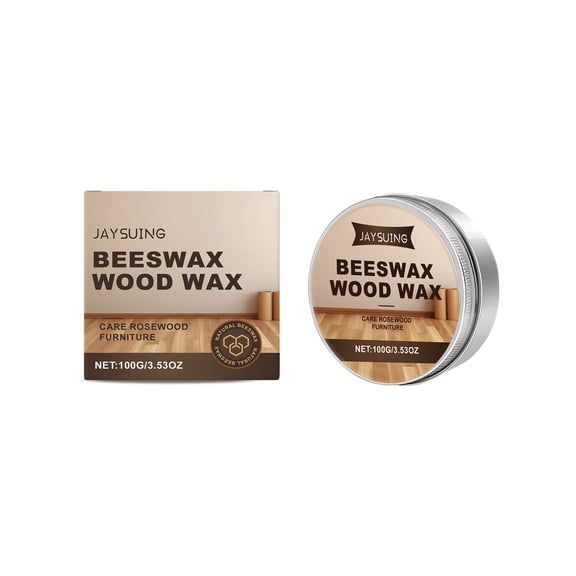 Beeswax Wood Floor Care Wax - Nourishing & Polishing for Solid Wood Floors, 100g