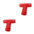 thumbnail image 3 of Transemion Drinking Snorkel Beverage Straw Stainless for Bar Party Entertainment Connector red 2Set, 3 of 6
