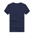 thumbnail image 3 of Unisex T-shirt Printed Pattern Casual Fashion Soild Color Short Sleeve Tops, 3 of 9