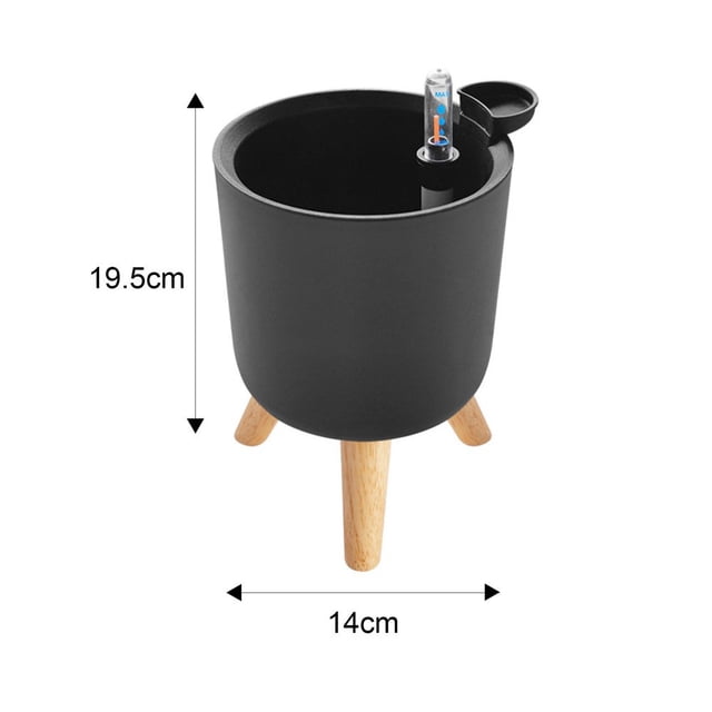 Plastic Self Watering Gardening Tool Smart Designed Planter Pots for Indoor & Outdoor Use