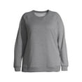 thumbnail image 5 of Terra & Sky Womens Plus Size Fleece Athleisure Sweatshirt 2-Pack, 5 of 11