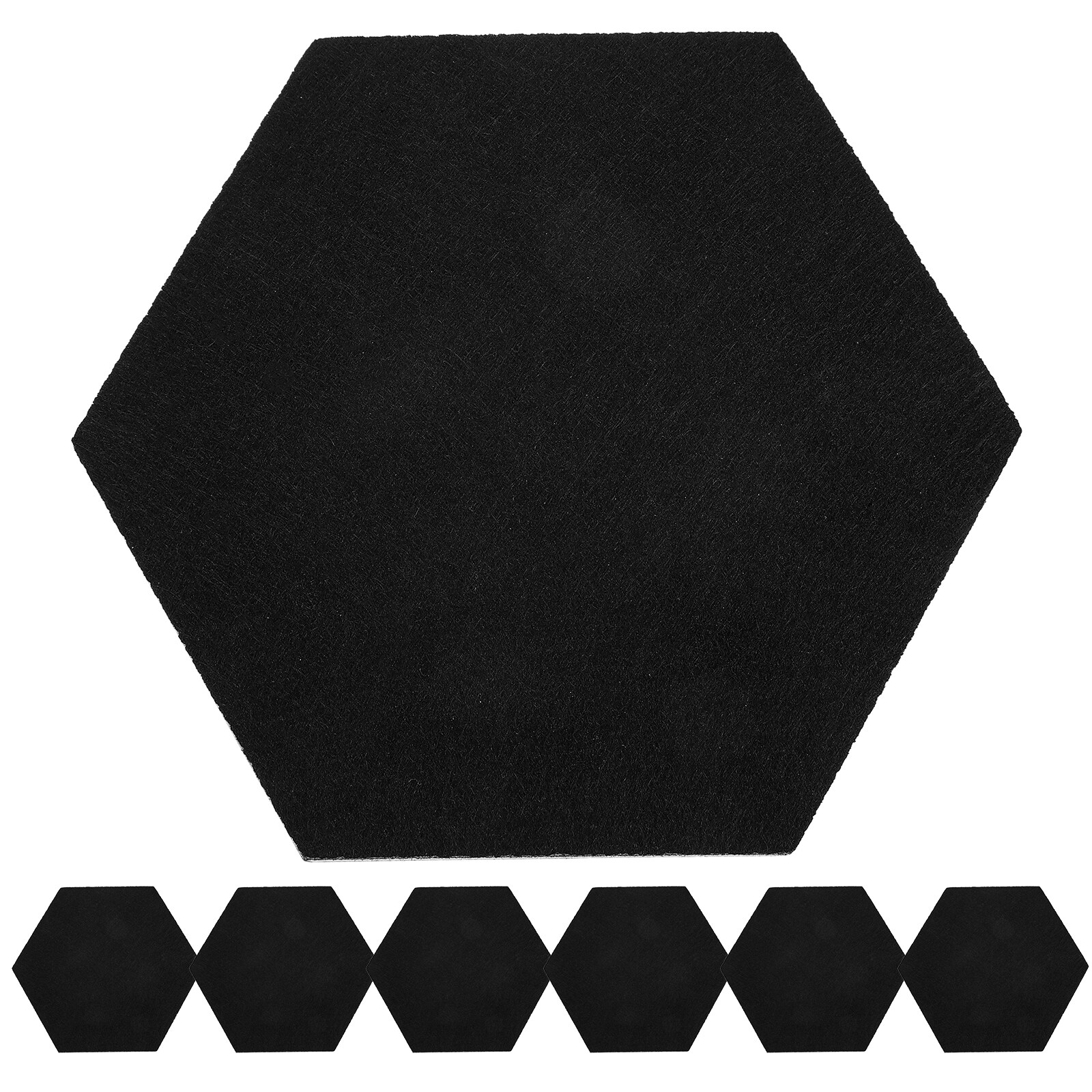 6Pcs Office Bulletin Board Wall Felt Board Creative Message Board