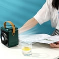 thumbnail image 6 of Comvin Portable Air Cooler Fan,Quiet Humidifier USB Desk Fan with 3 Speeds 4 in 1 Desktop Personal Adjustable Fan, Air Cooling Fan with Phone holder and vanity mirror for Office,Bedroom,Car and Home, 6 of 7