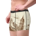 thumbnail image 2 of Sikiie New York Print Men's Boxer Briefs, Elastic Waistband Boxer Briefs Leggings-X-Large, 2 of 5