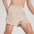 thumbnail image 3 of Men's 5" Running Shorts Quick Dry Athletic Workout Gym Shorts with Zipper Pockets, 3 of 9