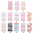 thumbnail image 3 of Kids Artificial Manicure Tool Nail Tips Fake Nails Child False Nails Wearable 9, 3 of 8