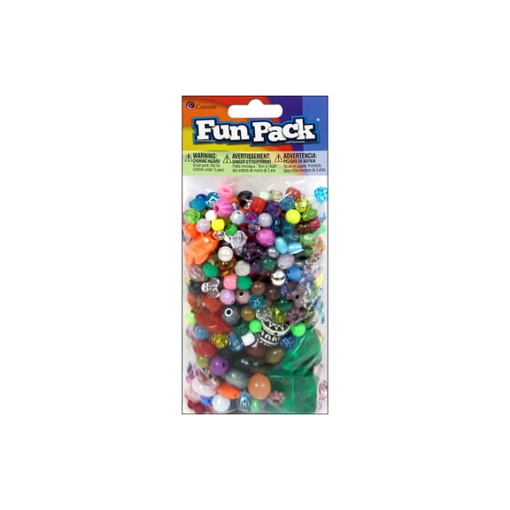 CousinDIY Fun Pack Bead Mix 6oz-Multicolor