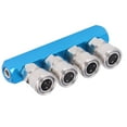 G1/4 Air Distribution Block Straight Air Hose Splitter Pneumatic