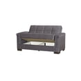thumbnail image 4 of Ottomanson Origins Pro Sleeper Loveseat, Gray Microfiber, 4 of 7