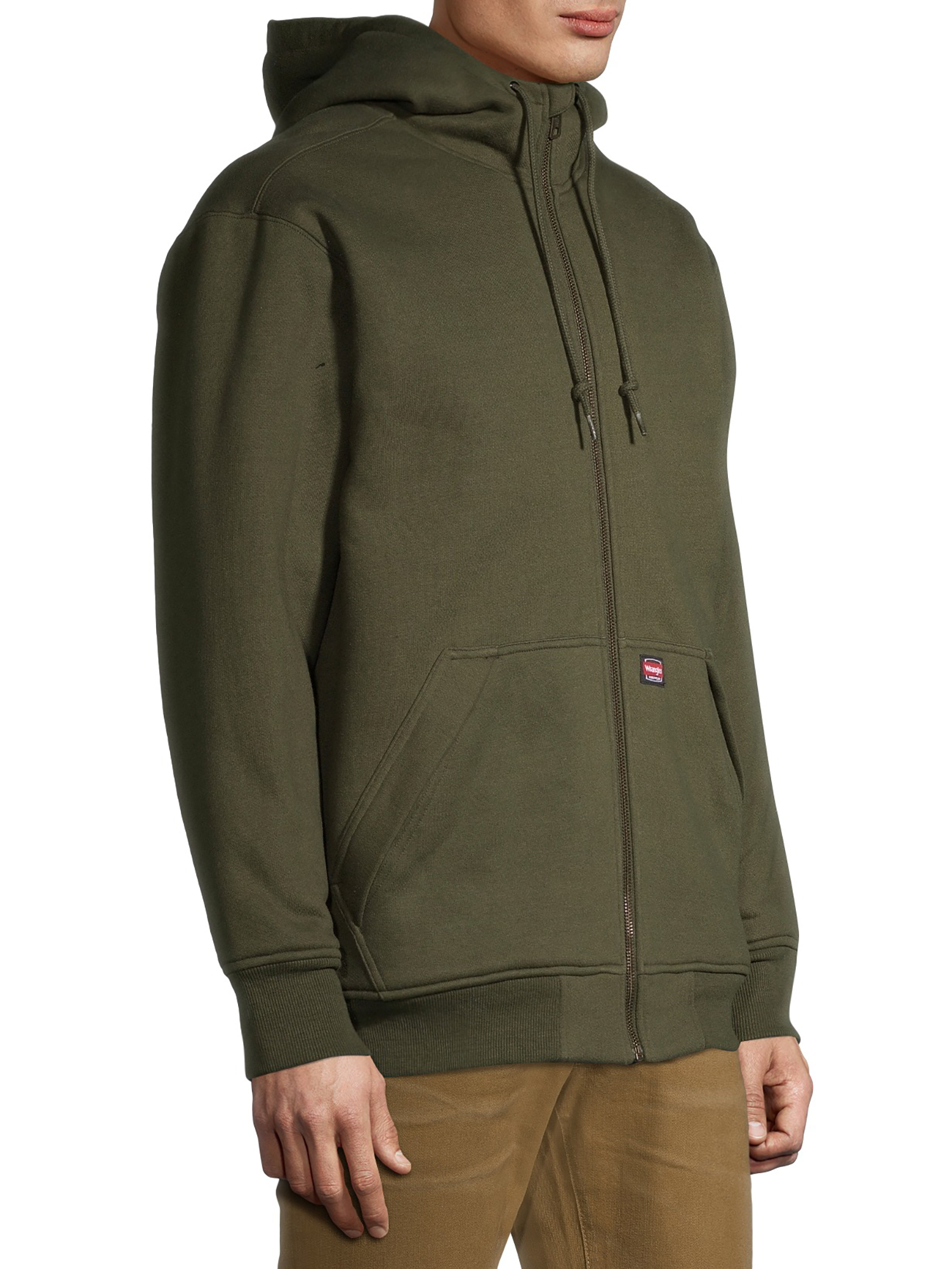 Wrangler Workwear Men's Guardian Heavy Weight Faux Sherpa and Quilt Lined Hoodie - image 4 of 6