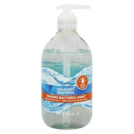 Refreshing Hand Wash - Seventh Generation Purely Clean Hand Wash Soap Fresh Lemon & Tea Tree 12 oz