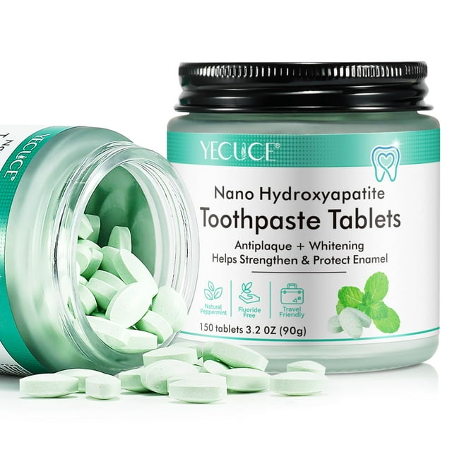 Pasta de dientes en tabletas flasture 150 Nano Hydroxyapatite Peppermint