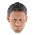thumbnail image 2 of 1:6th Male Head Sculpt, Doll Head for , / 12 Inch Body DIY - Black, as described, 2 of 7