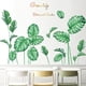 thumbnail image 3 of Pegatinas de pared con plantas tropicales, hojas de palmera verdes, decoración de pared para sala de estar, dormitorio, oficina, papel adhesivo creativo para pared para decoración del hogar, 3 of 5
