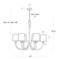 thumbnail image 2 of Regina Andrew 16-1272 Bimini 6 Light 36" Wide Chandelier - Natural, 2 of 4