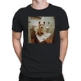 thumbnail image 2 of Bathroom Dog with Newspaper Humor Men's T-shirt, 2 of 3