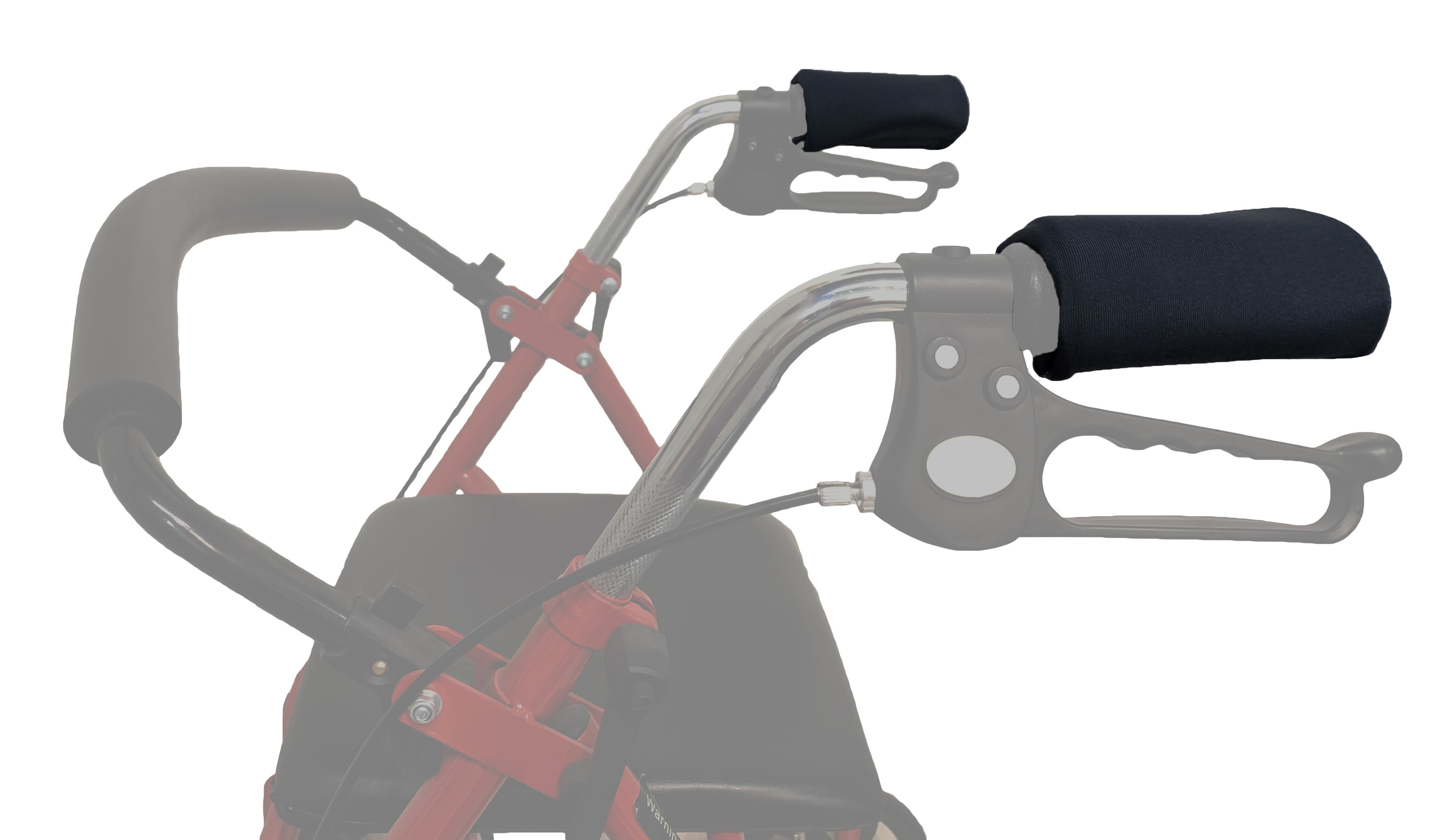 Rollator Walker Padded Hand Grips 2 Colors USA Made by Crutcheze