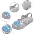thumbnail image 4 of Gubotare Toddler Girl Sandals Princess Jelly Flats Shoes, Birthday Party Dress Up Sandals for Little Girls, Toddler or Kids (Blue,Size 9), 4 of 4