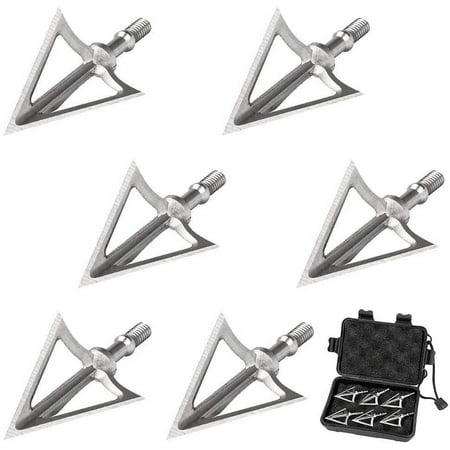 G5 Hunting Broadhead 100 Grain Fixed Blades Stainless Steel for Recurve Bow Compound Bow